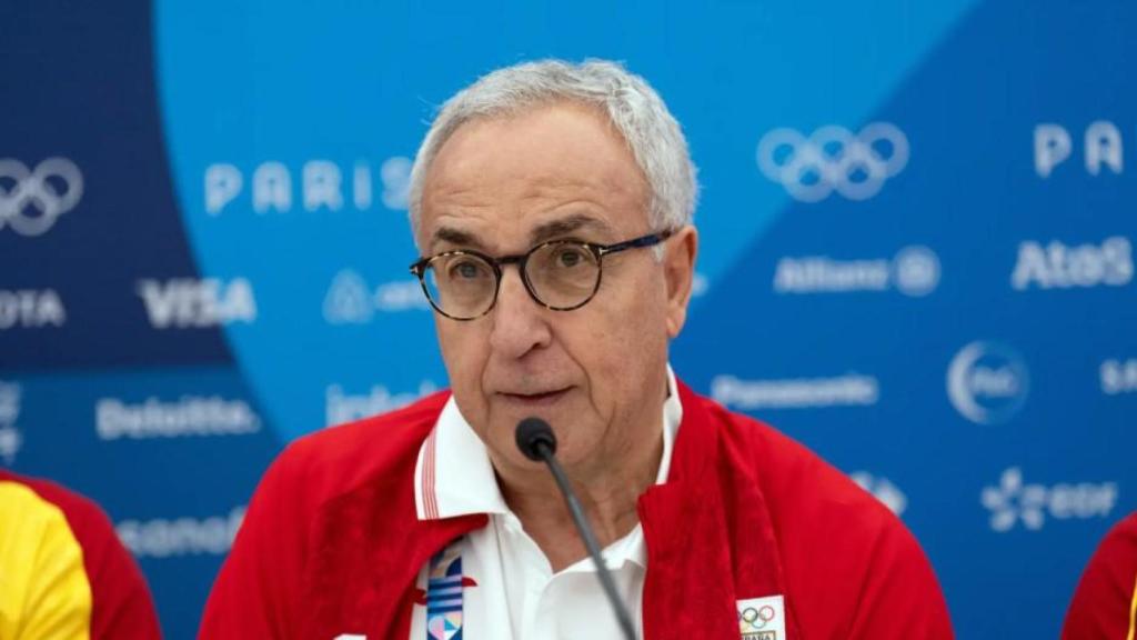 Alejandro Blanco, en una comparecencia pública.