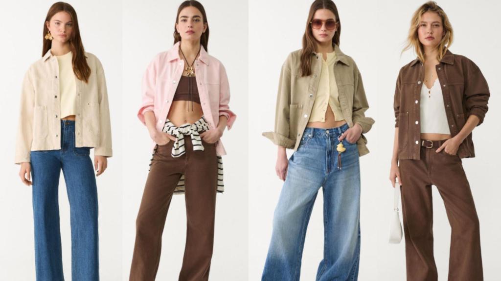 Cazadora Sarga con bolsillos.