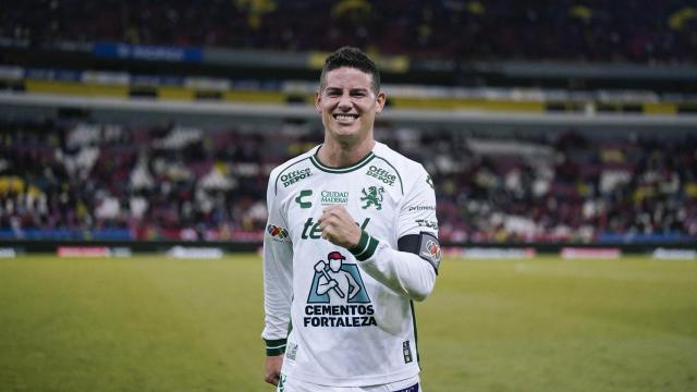 James Rodríguez, con el Club León.