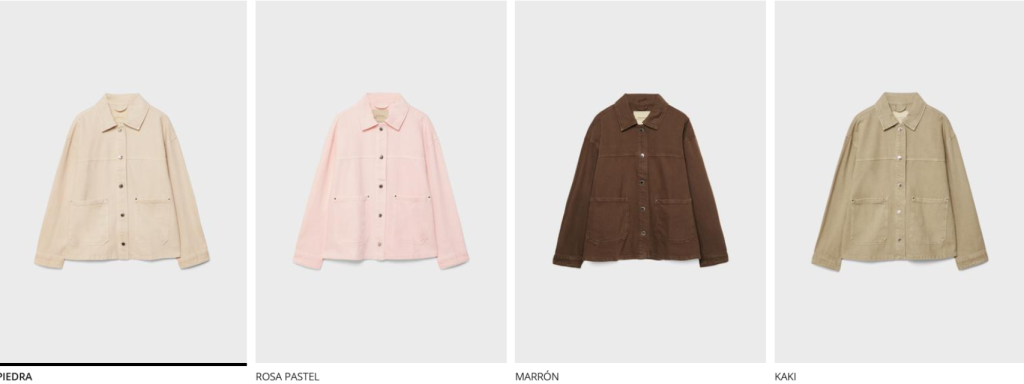 Cazadora Sarga bolsillos.