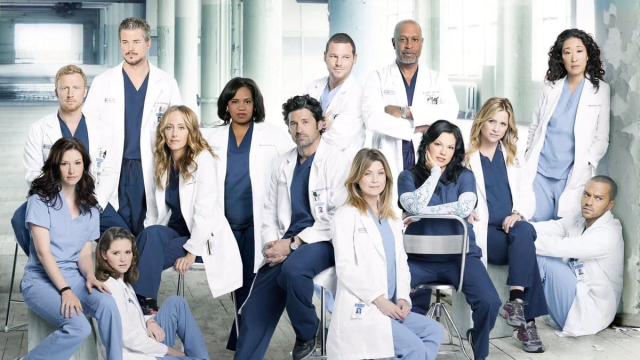 Elenco de Anatomía de Grey en las primeras temporadas.