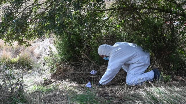 Lugar donde ha sido hallado el cadáver de la mujer que llevaba desaparecida desde el domingo en Burgos