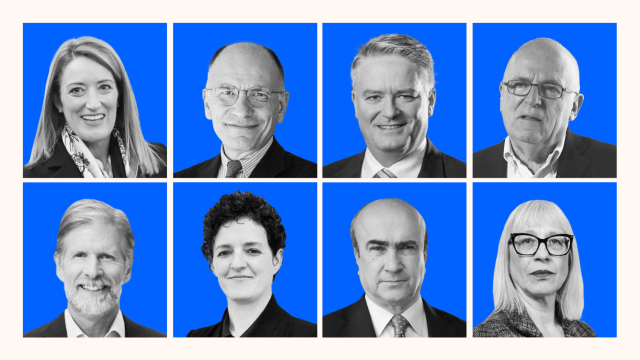 Roberta Metsola, Enrico Letta, Mathias Corman, Richard Dearlove, Jeff Bullwinkel, Milena Grecuccio, Mariano Jabonero, Mira Milosevic.