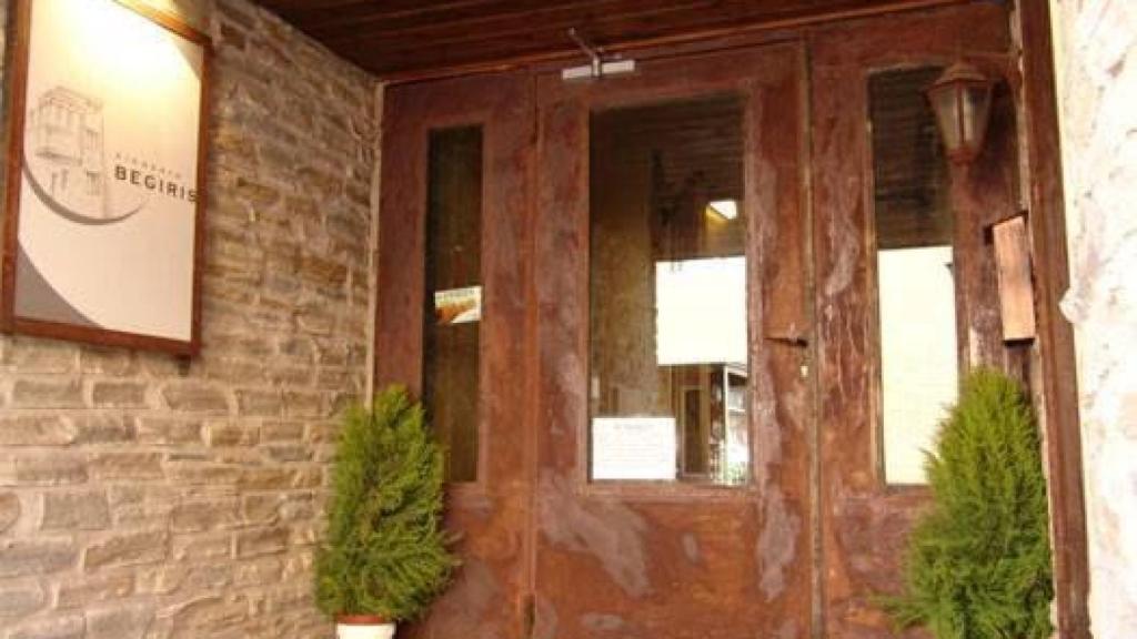 Entrada Sidrería Begiris.