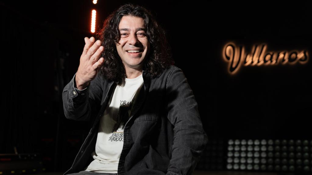 Javi Cantero durante la entrevista para EL ESPAÑOL