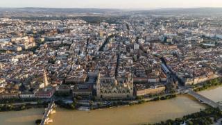 Vista aérea de Zaragoza.