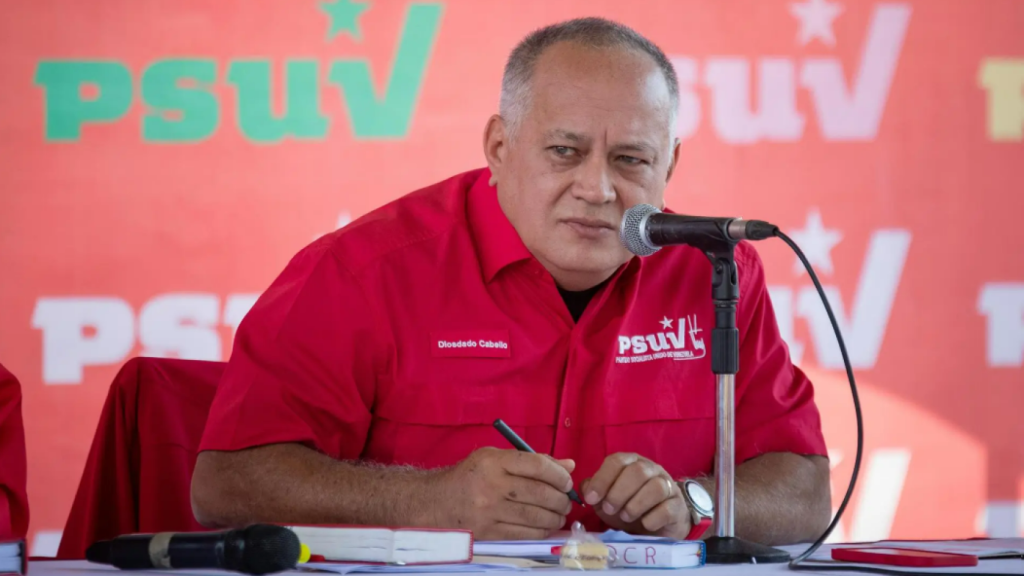 El número dos del chavismo y ministro del Interior, Diosdado Cabello.