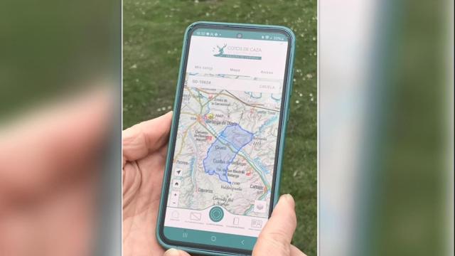 Imagen de la nueva aplicación para el precinto digital de caza mayor en Castilla y León.