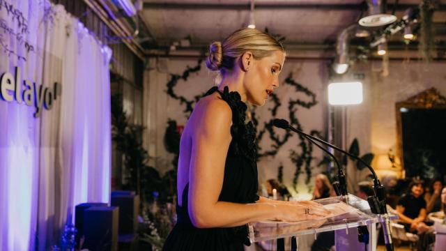 Kitty Spencer fue la madrina de la gala.