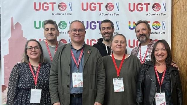 Comisión ejecutiva de UGT A Coruña y Cee