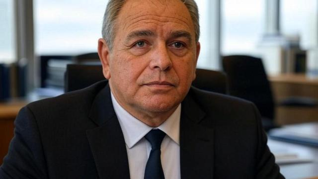 Hombre trabajando en una oficina.