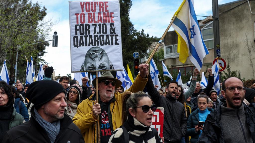 Protestas contra el Gobierno de Netanyahu este viernes