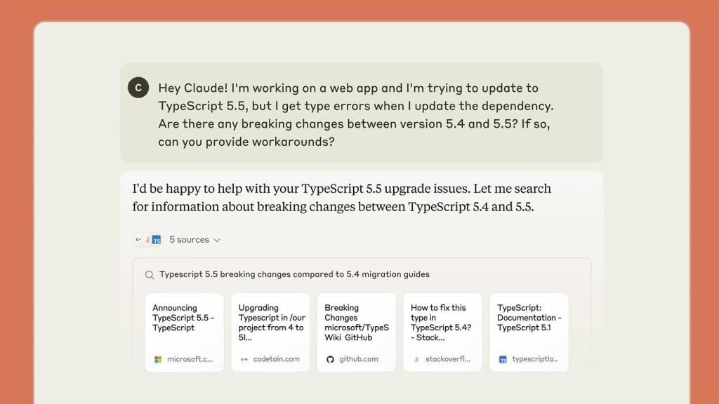 Claude y la búsqueda web