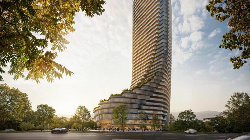 Render de la zona inferior de la Cityzen Tower