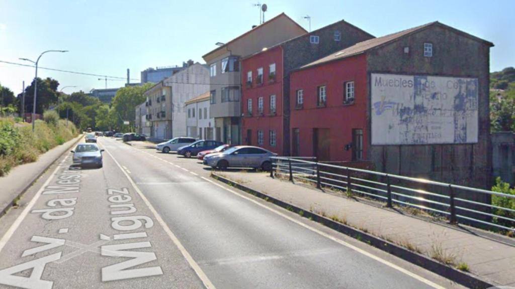 El barrio de Vidán, en Santiago.