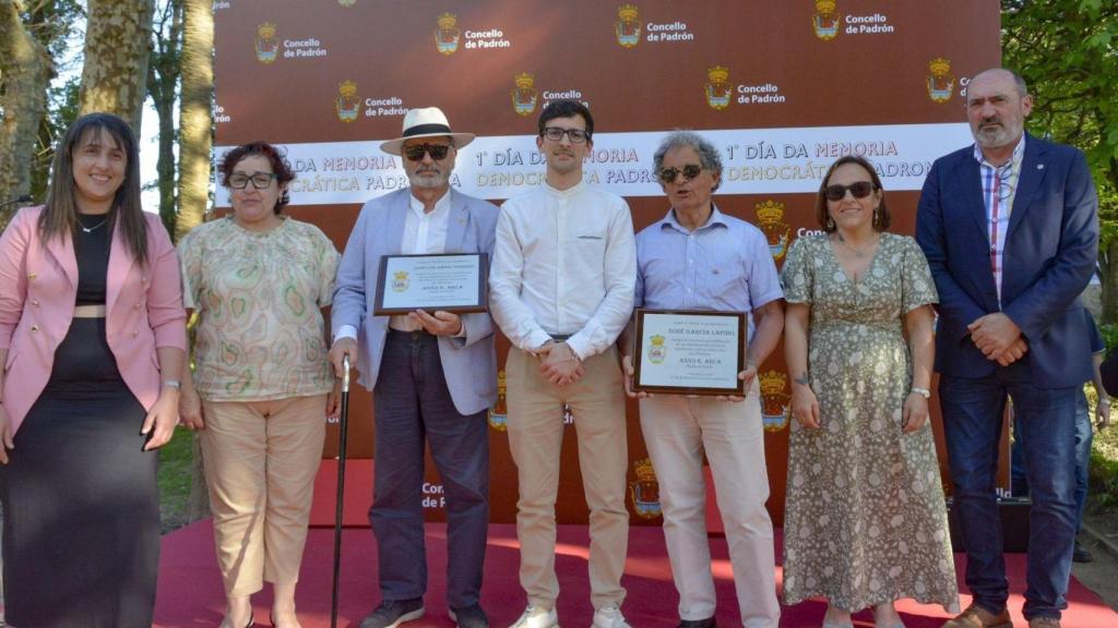 Celebración del primer Día da Memoria Democrática de Padrón.