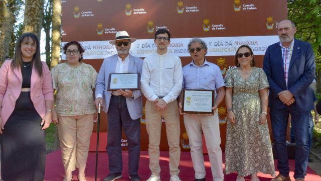 Celebración del primer Día da Memoria Democrática de Padrón.