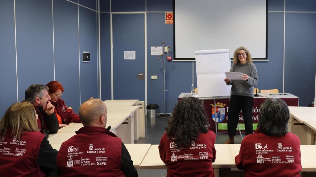 Alumnos de los Programas Mixtos Formación y Empleo de Fresno de Cantespino