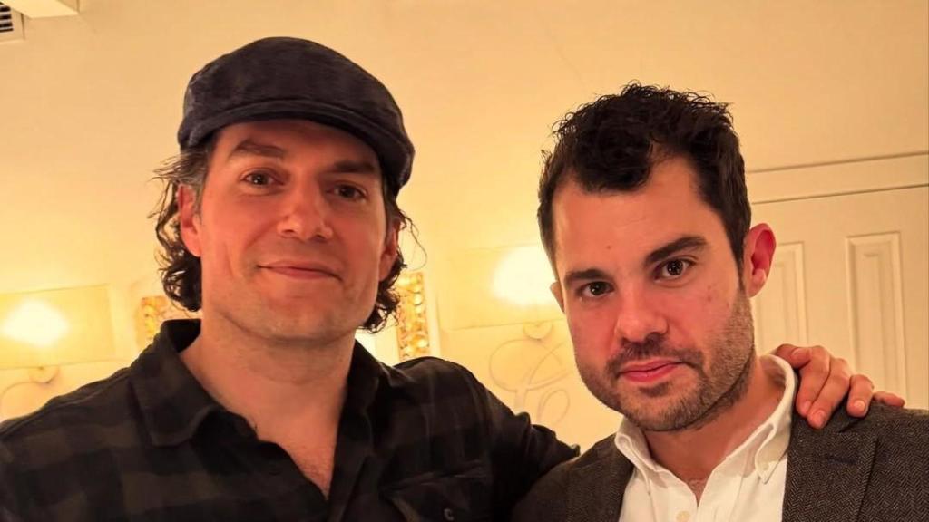 Henry Cavill, actor de Superman, en el restaurante Campos de Lugo.