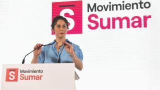 La secretaria de organización y favorita para convertirse en líder de Sumar, Lara Hernández.