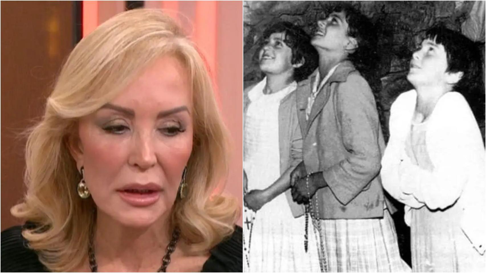 Fotomontaje de BLUPER con Carmen Lomana y las videntes de Garabandal.