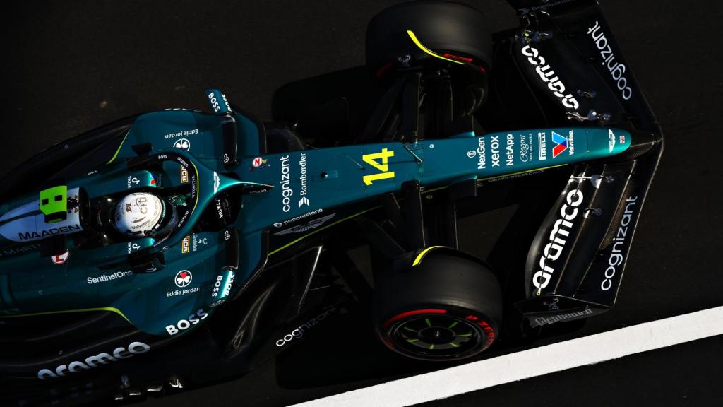 Fernando Alonso, durante el GP de China