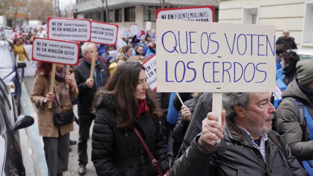 Manifestación contra la proliferación de macrogranjas y plantas de biogás en Castilla y LeónManifestación contra la proliferación de macrogranjas y plantas de biogás en Castilla y León
