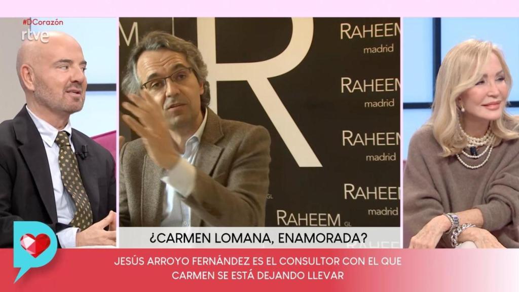 Luis Pliego y Carmen Lomana en 'D Corazón'.