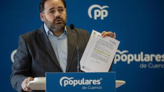 Paco Núñez, este sábado en Cuenca durante un acto del PP.