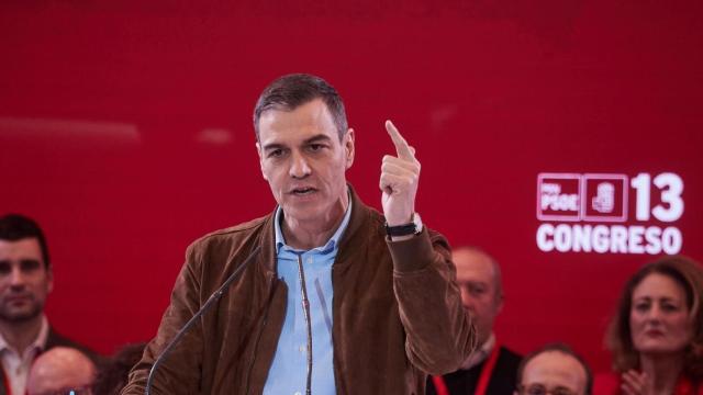 Pedro Sánchez en el XIII Congreso PSN-PSOE-