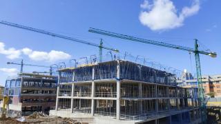 Así avanzan las obras del campus de la Universidad Europea en Málaga.