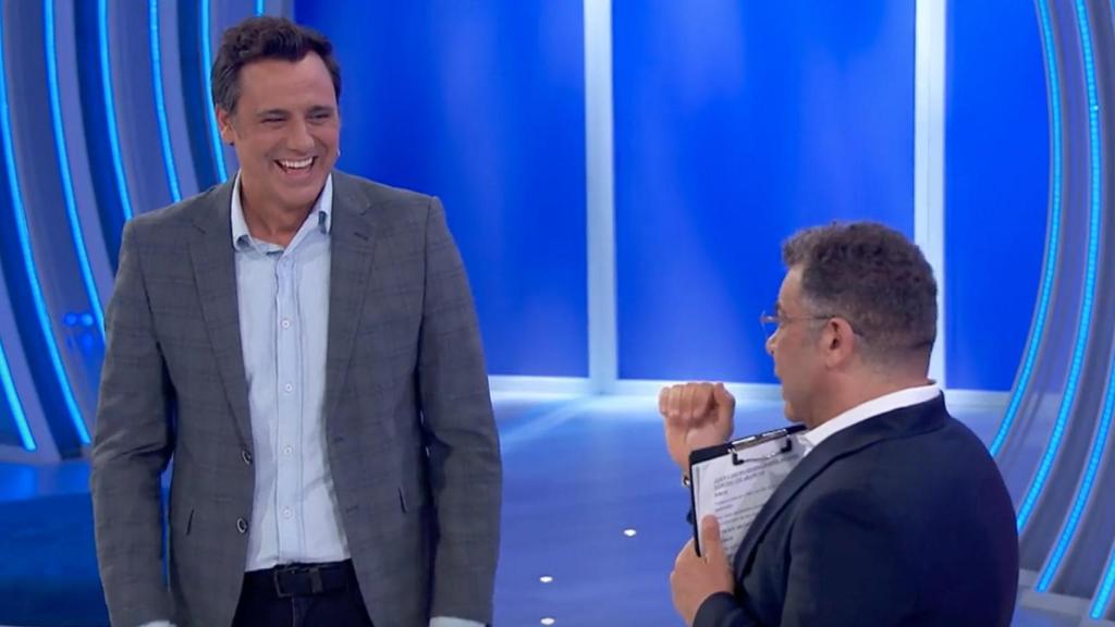 Ion Aramendi y Jorge Javier Vázquez en 'Reacción en cadena'.