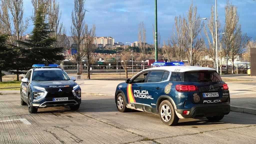 Coches de la Policía Nacional de Valladolid