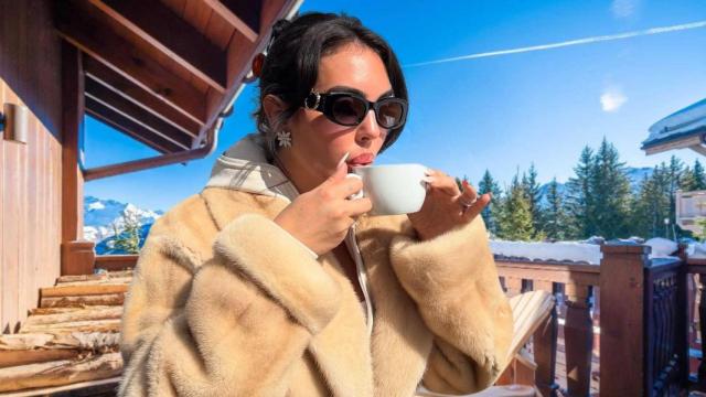 Georgina Rodríguez se aloja en un exclusivo chalet de 500 metros cuadrados en los Alpes