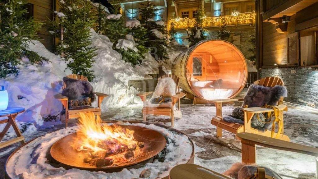 Zona exterior del alojamiento donde ha pasado unos días la aragonesa.