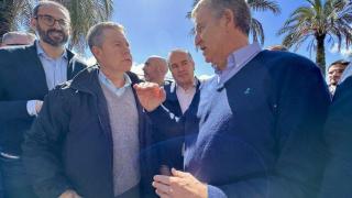 Emiliano García-Page y Alberto Núñez Feijóo han coincidido este domingo en Talavera de la Reina.