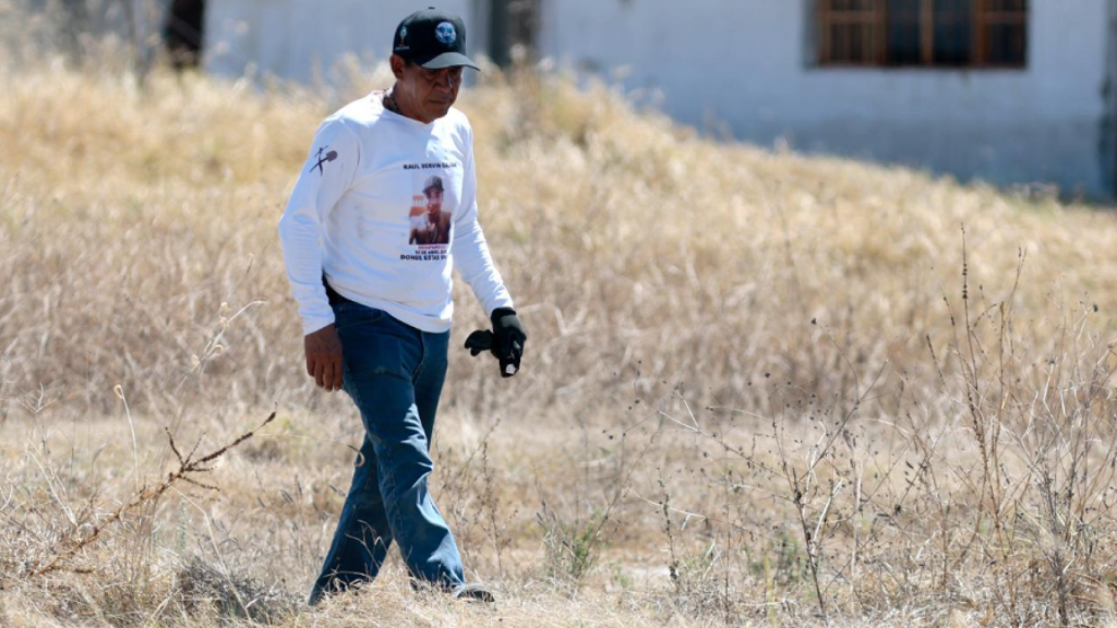 Raúl Servín en el Rancho Izaguirre, el pasado 5 de marzo.