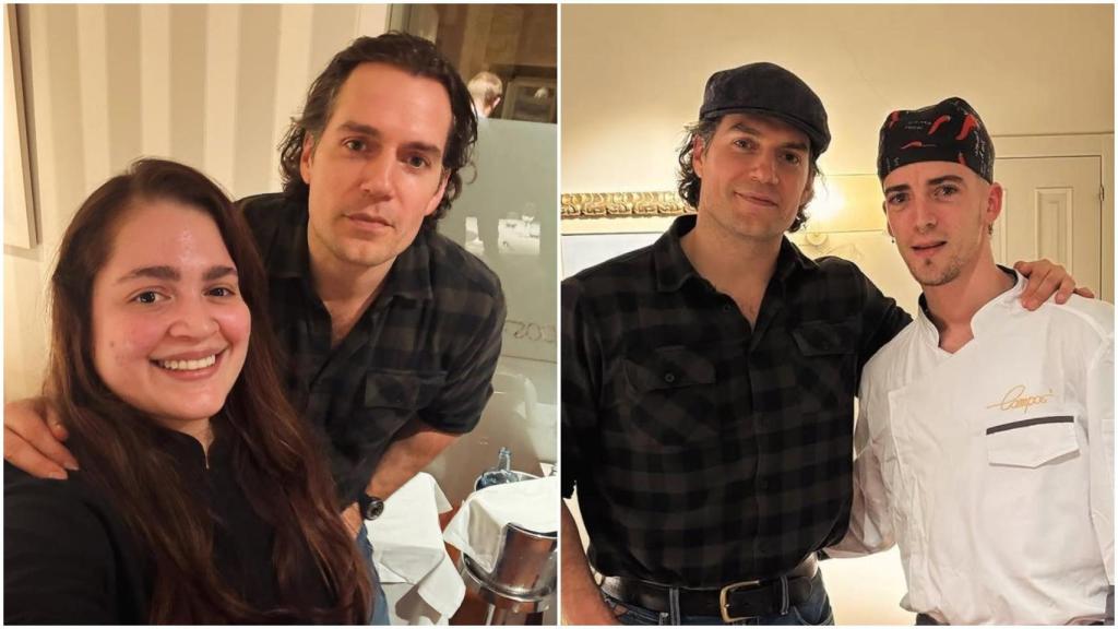 Fotos del personal del restaurante Campos de Lugo con Henry Cavill