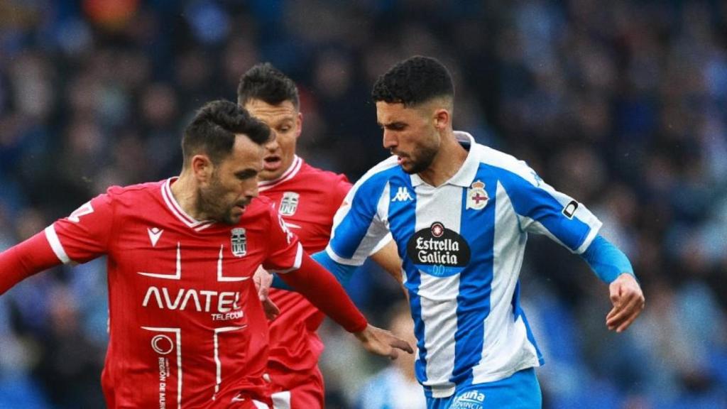 Un lance del Deportivo-Cartagena