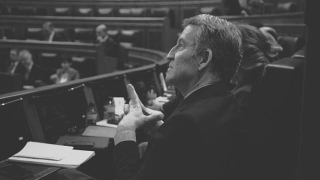 Alberto Núñez Feijóo en el Congreso de los Diputados.