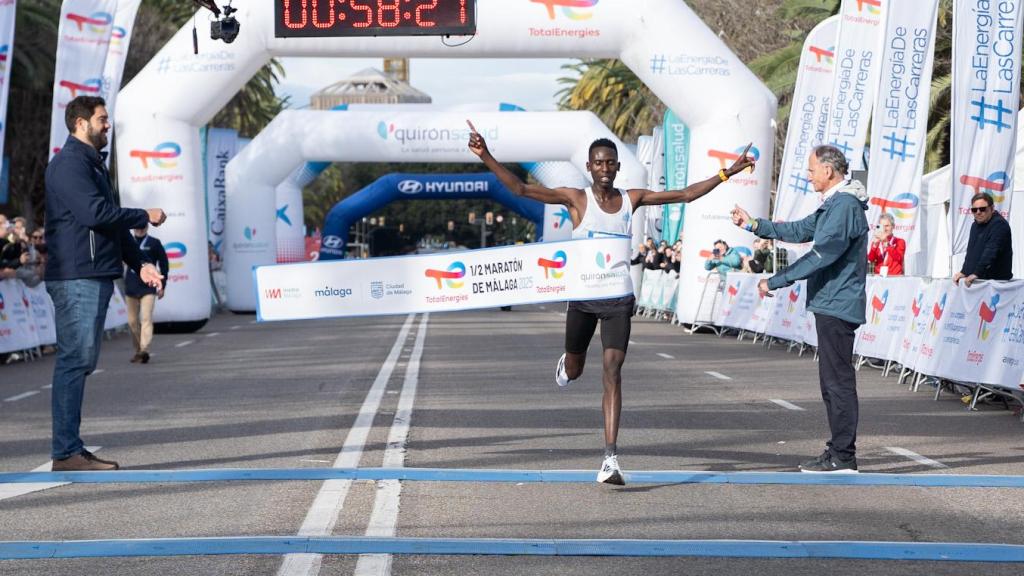 Una imagen de archivo de una maratón.