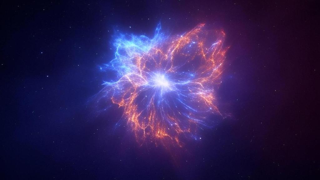 Imagen de archivo de una supernova.