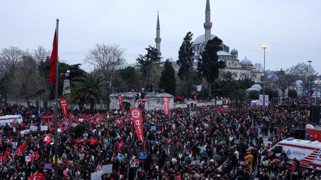 Manifestación en Estambul.