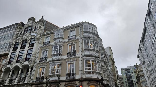 Cielos nublados este lunes en A Coruña.