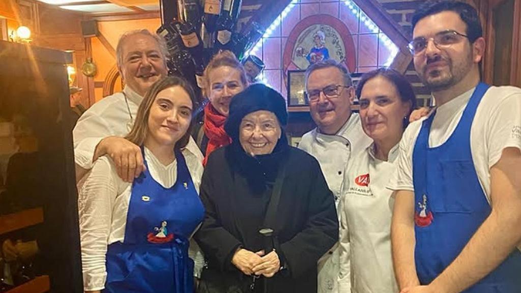 María Galiana y Lucía Quintana en el Restaurante Ángela de Valladolid