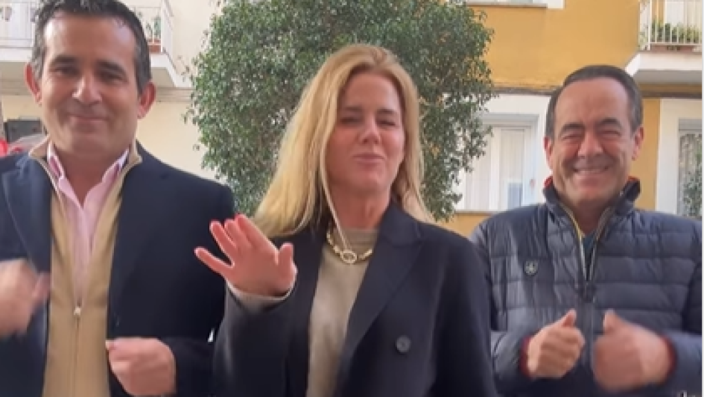 Captura del vídeo de Amelia Bono en Instagram.