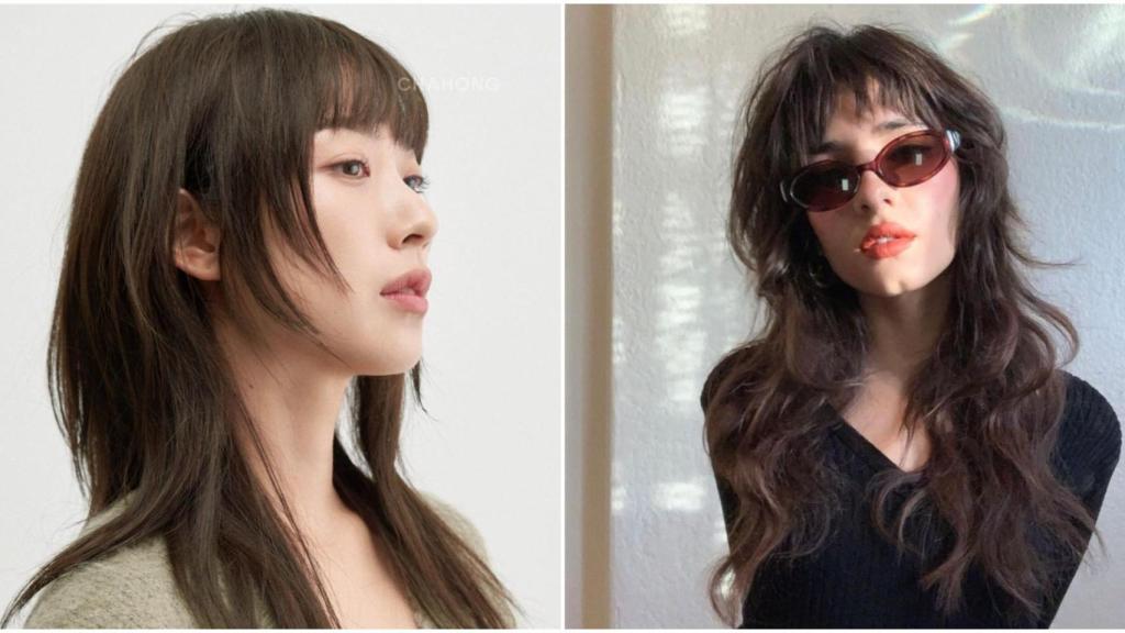 Cortes de pelo hime cut con diferentes estilos.