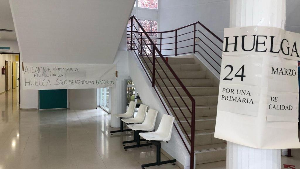La centros de salud de Zaragoza, en plena huelga