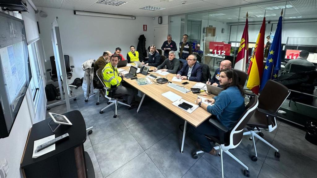 Reunión de seguimiento y coordinación del Centro de Coordinación Operativa (CECOP) celebrada este lunes.