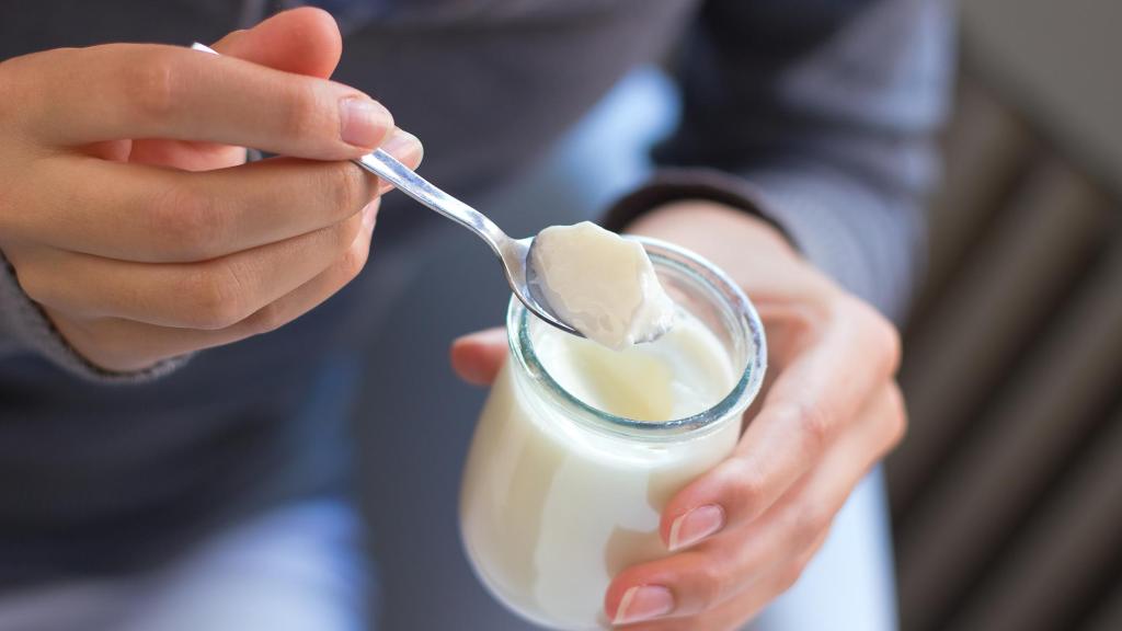 Imagen de archivo de un yogur.